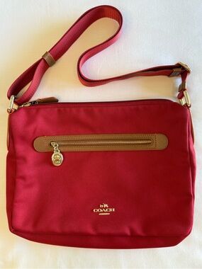 Coach Sawyer Crossbody Bag - Red - Clean